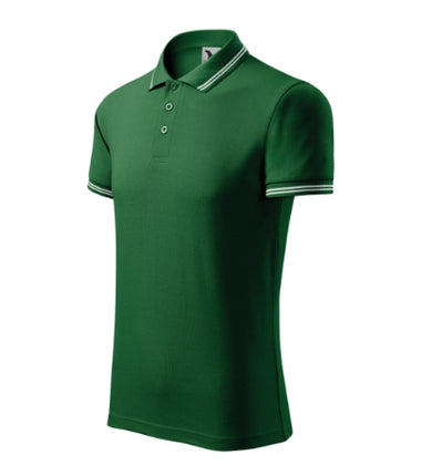 2191213 - Urban tricou polo pentru bărbaţi gri închis S