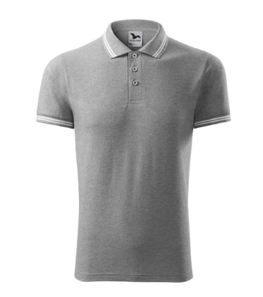 2191213 - Urban tricou polo pentru bărbaţi gri închis S