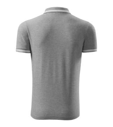 2191213 - Urban tricou polo pentru bărbaţi gri închis S