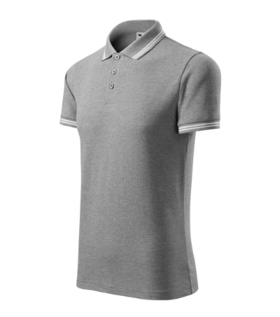2191213 - Urban tricou polo pentru bărbaţi gri închis S