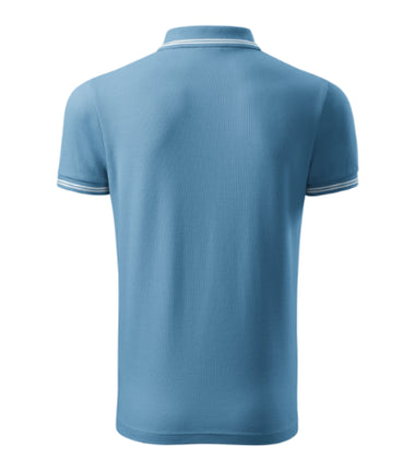 2191213 - Urban tricou polo pentru bărbaţi gri închis S