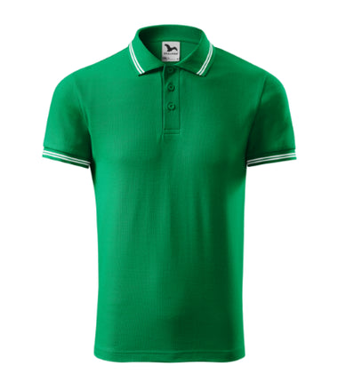 2191213 - Urban tricou polo pentru bărbaţi gri închis S