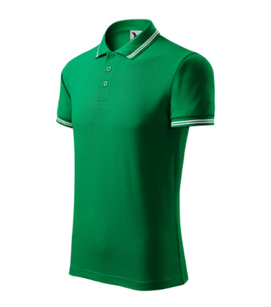 2191213 - Urban tricou polo pentru bărbaţi gri închis S