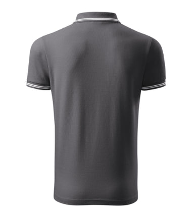 2191213 - Urban tricou polo pentru bărbaţi gri închis S