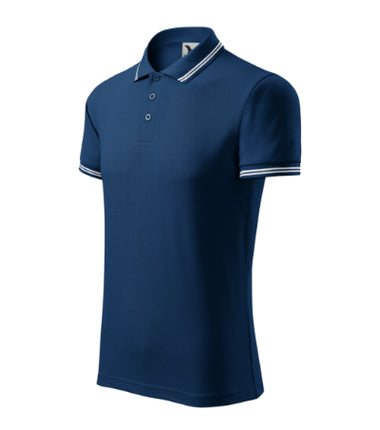 2191213 - Urban tricou polo pentru bărbaţi gri închis S