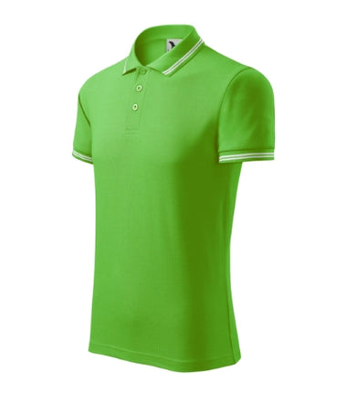 2191213 - Urban tricou polo pentru bărbaţi gri închis S