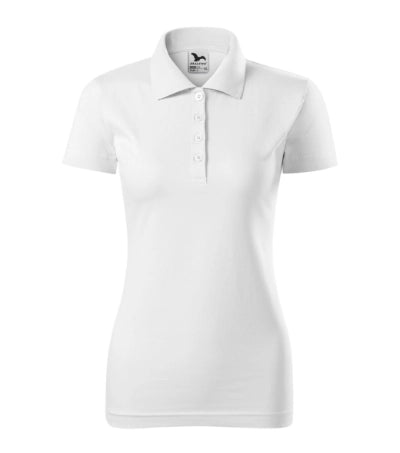 2230012 - Single J. tricou polo pentru damă alb XS