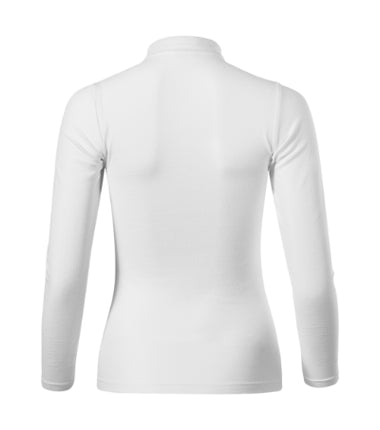 2310012 - Pique Polo LS tricou polo pentru damă alb XS