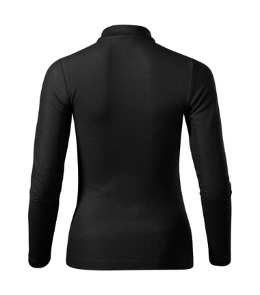 2310012 - Pique Polo LS tricou polo pentru damă alb XS