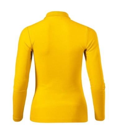 2310012 - Pique Polo LS tricou polo pentru damă alb XS