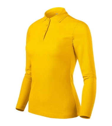 2310012 - Pique Polo LS tricou polo pentru damă alb XS