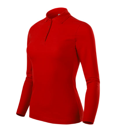 2310012 - Pique Polo LS tricou polo pentru damă alb XS