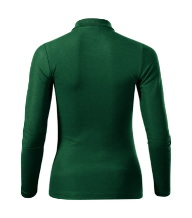 2310012 - Pique Polo LS tricou polo pentru damă alb XS