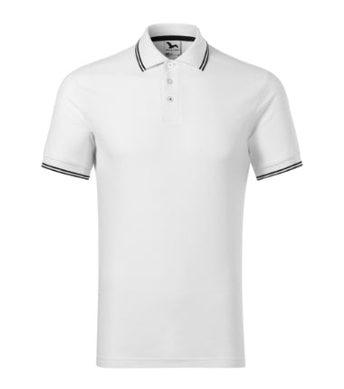 232A113 - Focus tricou polo pentru bărbaţi coral S