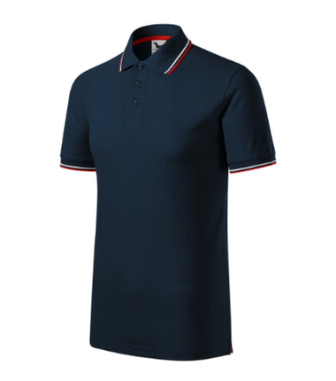 232A113 - Focus tricou polo pentru bărbaţi coral S