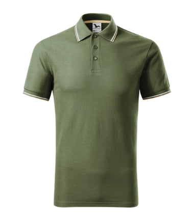 232A113 - Focus tricou polo pentru bărbaţi coral S