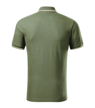 232A113 - Focus tricou polo pentru bărbaţi coral S