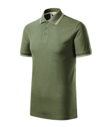 232A113 - Focus tricou polo pentru bărbaţi coral S