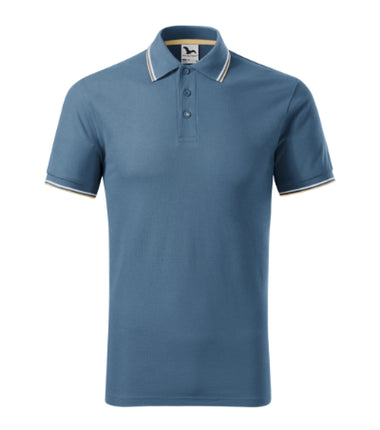232A113 - Focus tricou polo pentru bărbaţi coral S