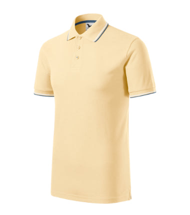 232A113 - Focus tricou polo pentru bărbaţi coral S