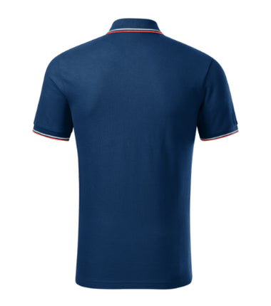 232A113 - Focus tricou polo pentru bărbaţi coral S