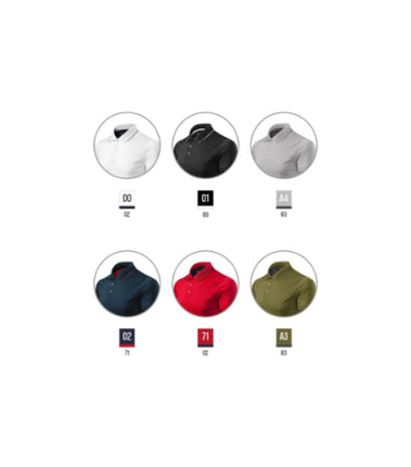 2590013 - Grand tricou polo pentru bărbaţi alb S
