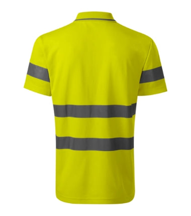 2V99713 - HV Runway tricou polo unisex galben reflectorizat S