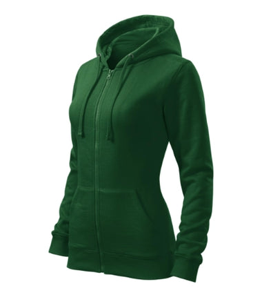 4114412 - Trendy Zipper hanorac pentru damă turcoaz XS