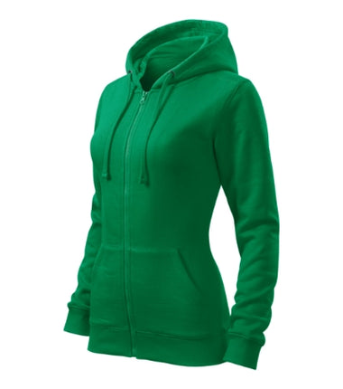 4114412 - Trendy Zipper hanorac pentru damă turcoaz XS