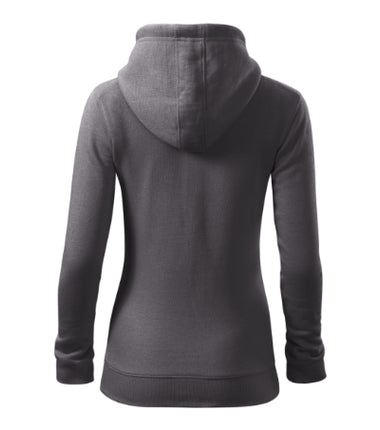 4114412 - Trendy Zipper hanorac pentru damă turcoaz XS