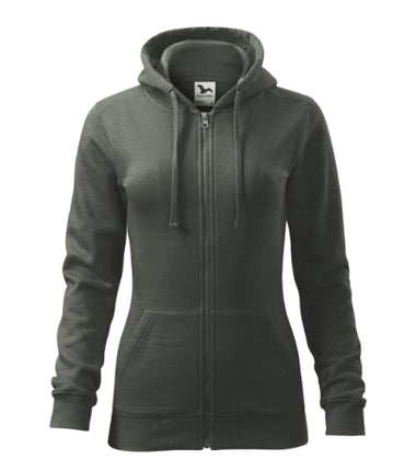 4114412 - Trendy Zipper hanorac pentru damă turcoaz XS