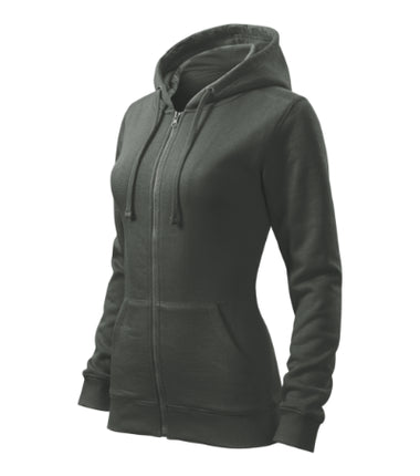 4114412 - Trendy Zipper hanorac pentru damă turcoaz XS