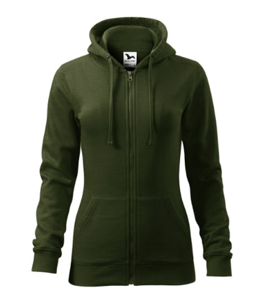 4114412 - Trendy Zipper hanorac pentru damă turcoaz XS