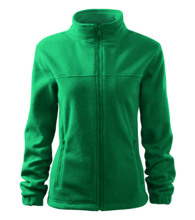 504GR12 - Jacket jachetă fleece pentru damă verde sticlă 06 (brand label) XS