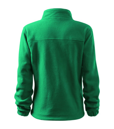 504GR12 - Jacket jachetă fleece pentru damă verde sticlă 06 (brand label) XS