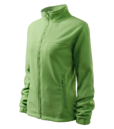 504GR12 - Jacket jachetă fleece pentru damă verde sticlă 06 (brand label) XS