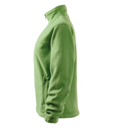 504GR12 - Jacket jachetă fleece pentru damă verde sticlă 06 (brand label) XS