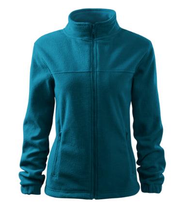 504GR12 - Jacket jachetă fleece pentru damă verde sticlă 06 (brand label) XS