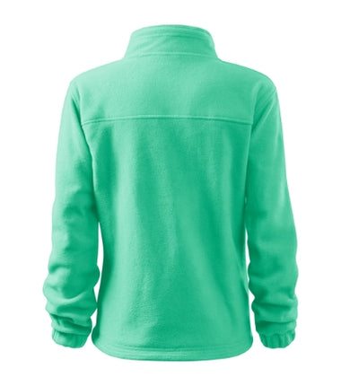504GR12 - Jacket jachetă fleece pentru damă verde sticlă 06 (brand label) XS