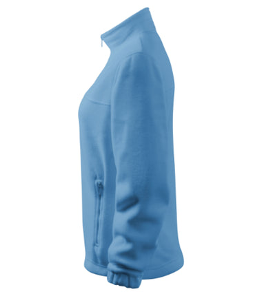 504GR12 - Jacket jachetă fleece pentru damă verde sticlă 06 (brand label) XS