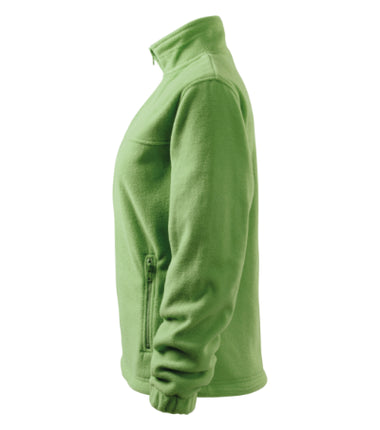 504GR12 - Jacket jachetă fleece pentru damă verde sticlă 06 (brand label) XS