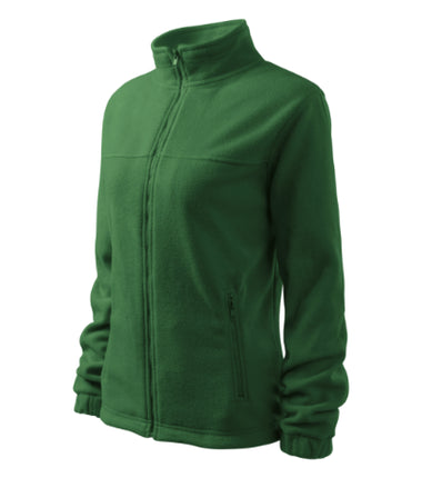 504GR12 - Jacket jachetă fleece pentru damă verde sticlă 06 (brand label) XS