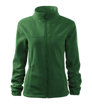 504GR12 - Jacket jachetă fleece pentru damă verde sticlă 06 (brand label) XS
