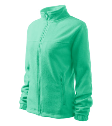 504GR12 - Jacket jachetă fleece pentru damă verde sticlă 06 (brand label) XS
