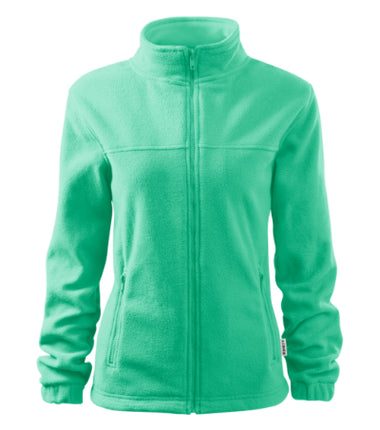 504GR12 - Jacket jachetă fleece pentru damă verde sticlă 06 (brand label) XS