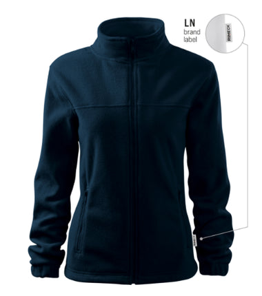 504GR12 - Jacket jachetă fleece pentru damă verde sticlă 06 (brand label) XS