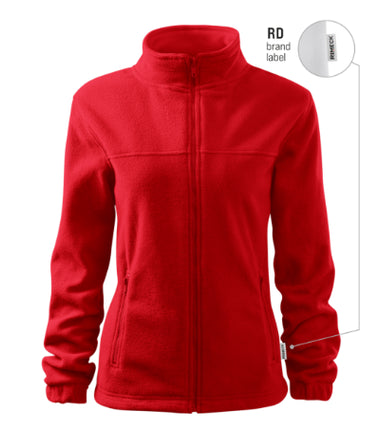 504GR12 - Jacket jachetă fleece pentru damă verde sticlă 06 (brand label) XS