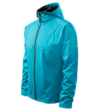 5154413 - Cool jachetă softshell pentru bărbaţi turcoaz S