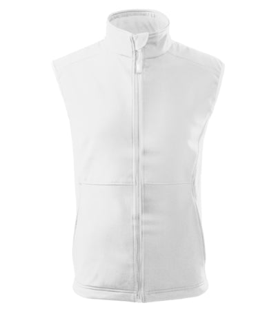 5170013 - Vision vestă softshell pentru bărbaţi alb S