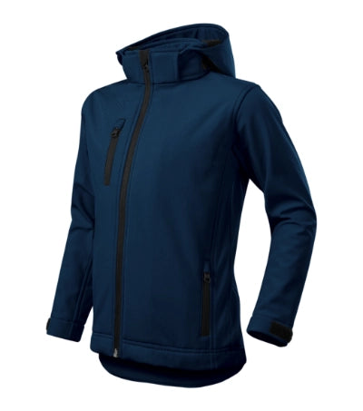 5350209 - Performance jachetă softshell pentru copii albastru marin 122 cm/6 ani